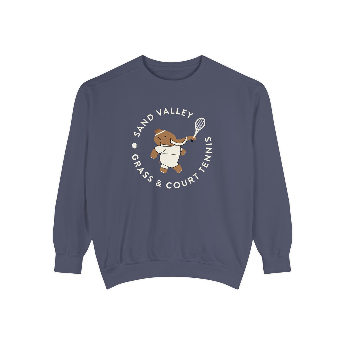 Grass and Court Unisex Garment-Dyed Sweatshirt