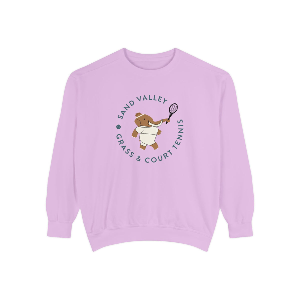 Grass and Court Unisex Garment-Dyed Sweatshirt
