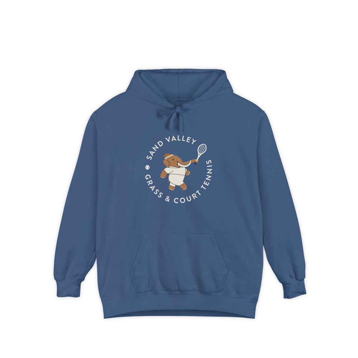 Grass and Court Unisex Garment-Dyed Hoodie