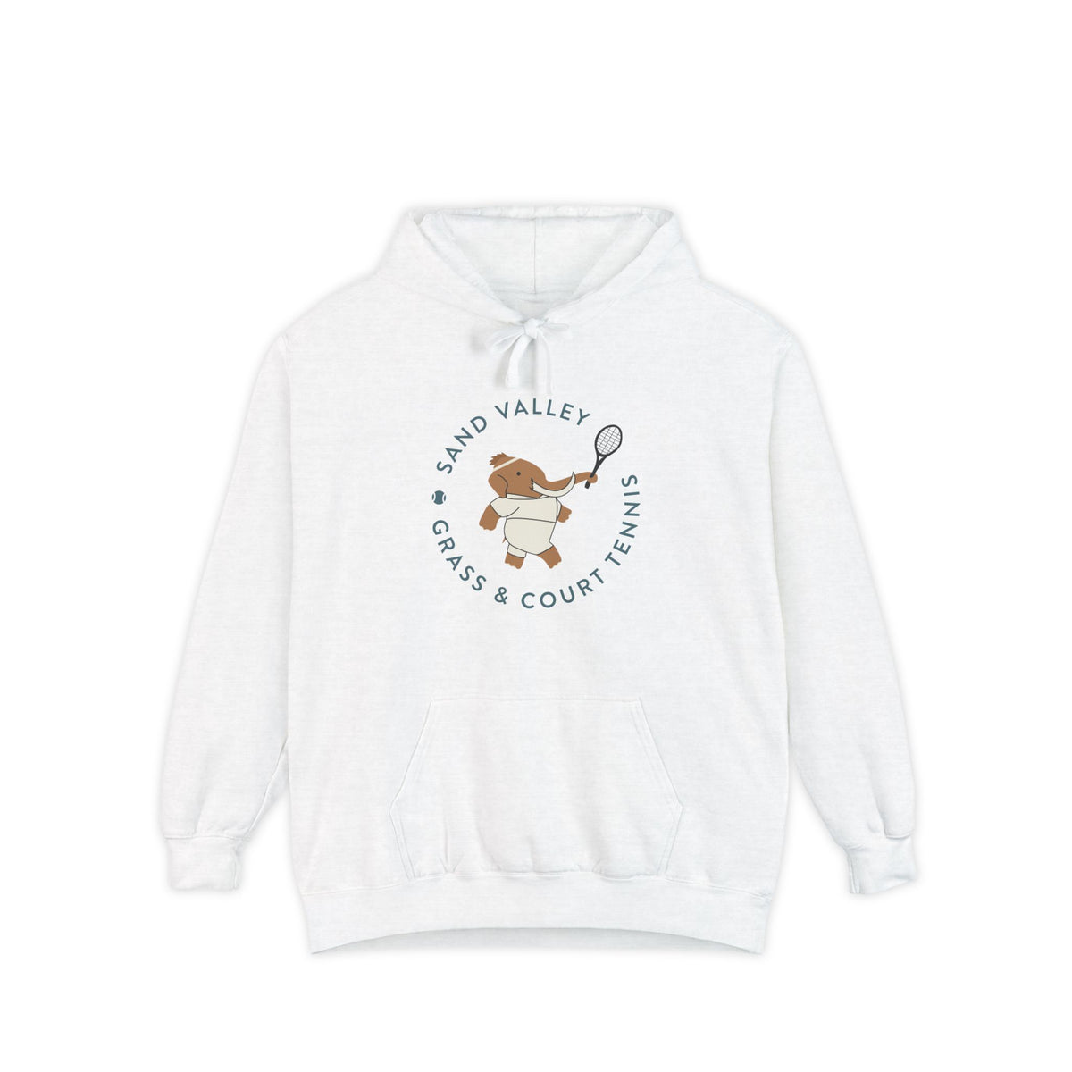 Grass and Court Unisex Garment-Dyed Hoodie